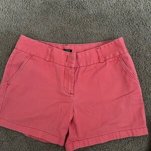 J. Crew Pink Bermuda Shorts Cotton Twill